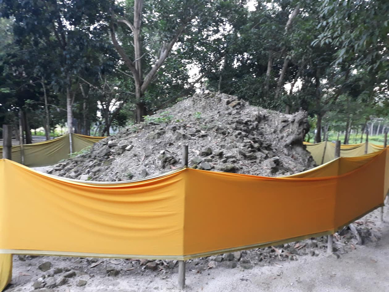 เจดีย์องค์ใหญ่ โบราณสถานบ้านขุนโขลง