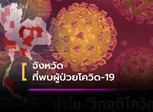 อัปเดตรายจังหวัด ที่พบผู้ป่วยโควิด-19
