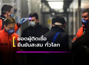 ยอดผู้ป่วยโควิด-19 สะสมทั่วโลก