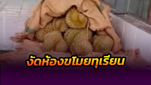 โจรบุกงัดห้องเช่า ขโมยทุเรียนกว่า 150 กิโลกรัม