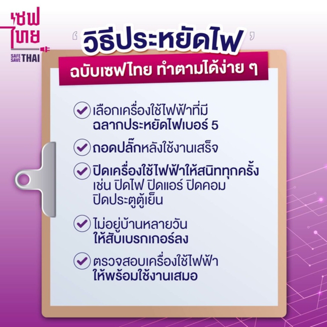 วิธีลดค่าไฟ