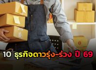 เปิด 10 ธุรกิจดาวรุ่ง-ร่วง ปี 69 เทคโนโลยี–ดิจิทัลนำทัพเศรษฐกิจไทย 10 ธุรกิจดาวรุ่ง-ร่วง ปี 69